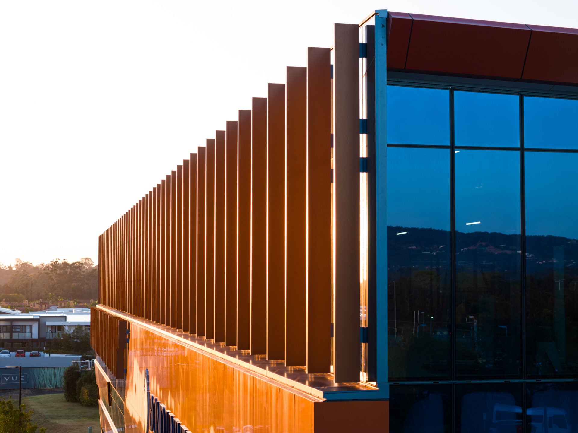 Sky Blue 35-1 on Clear UniQ-SHade Low-E IGU