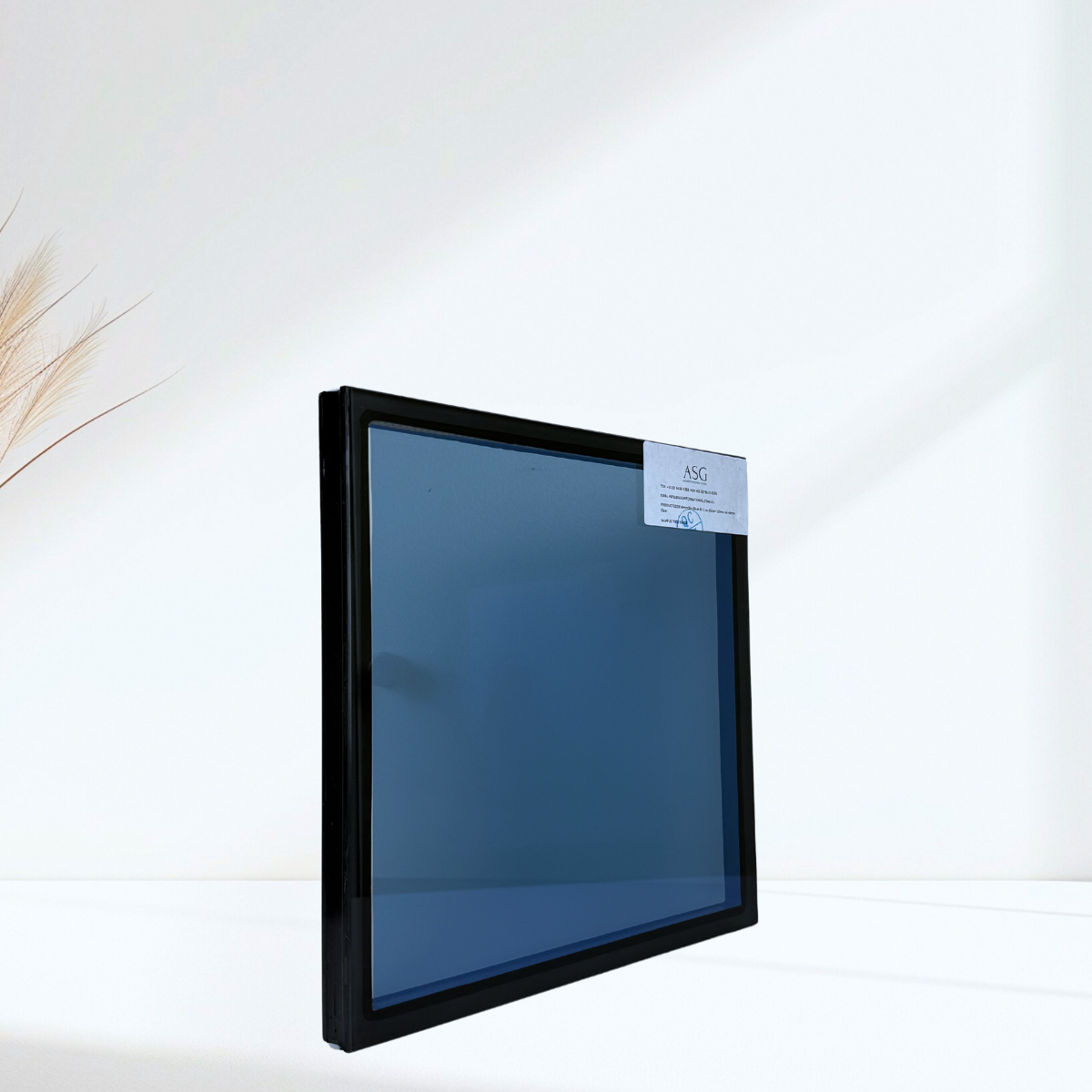 Sky Blue 35-1 on Clear UniQ-SHade Low-E IGU