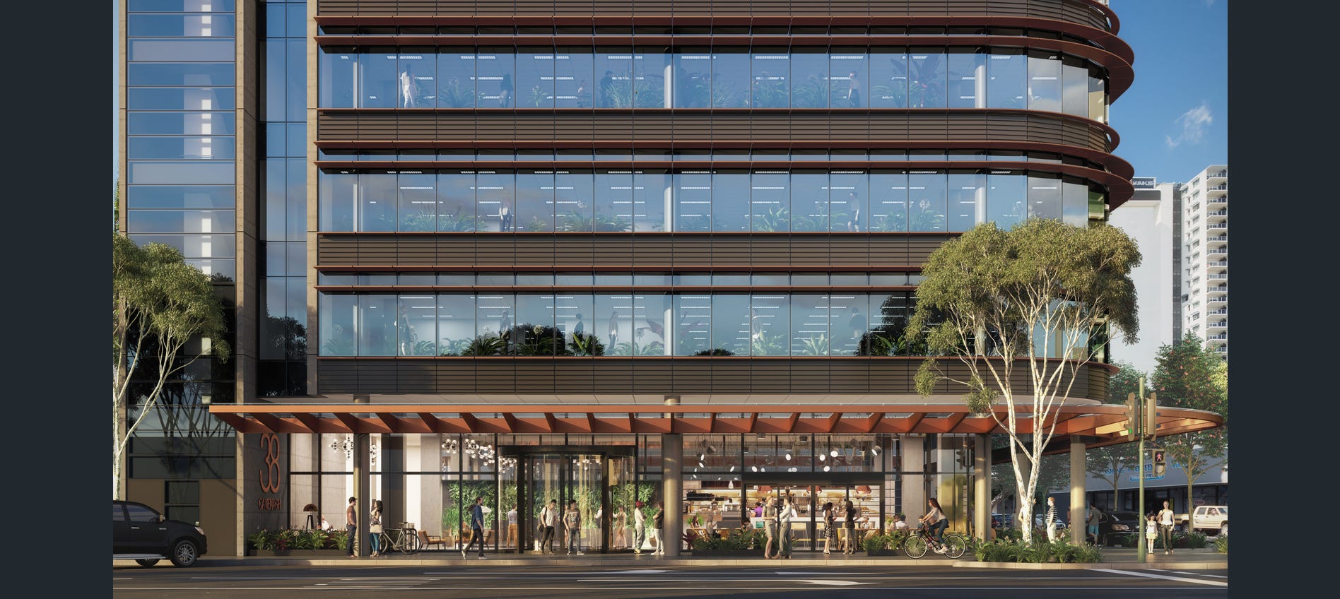 Aqua SHade 44-1 on Clear UniQ-SHade Low-E IGU